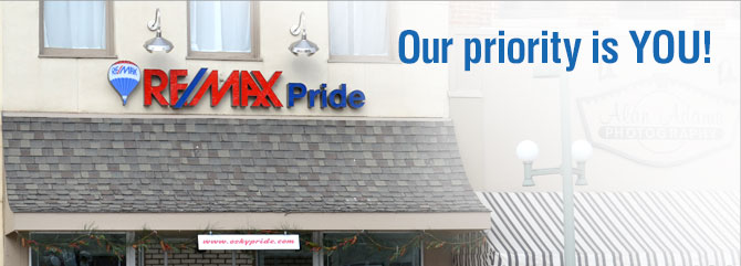 Homepage banner for RE/MAX PRIDE